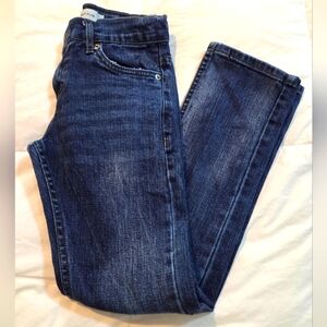 (5/$25) Levi's Kids Dark Blue Jeans - Size 10 Reg 25"x25"
